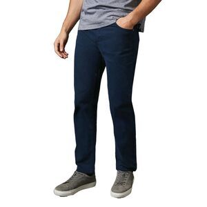 Maine Mens Twill Stretch Straight Leg Jeans / Navy